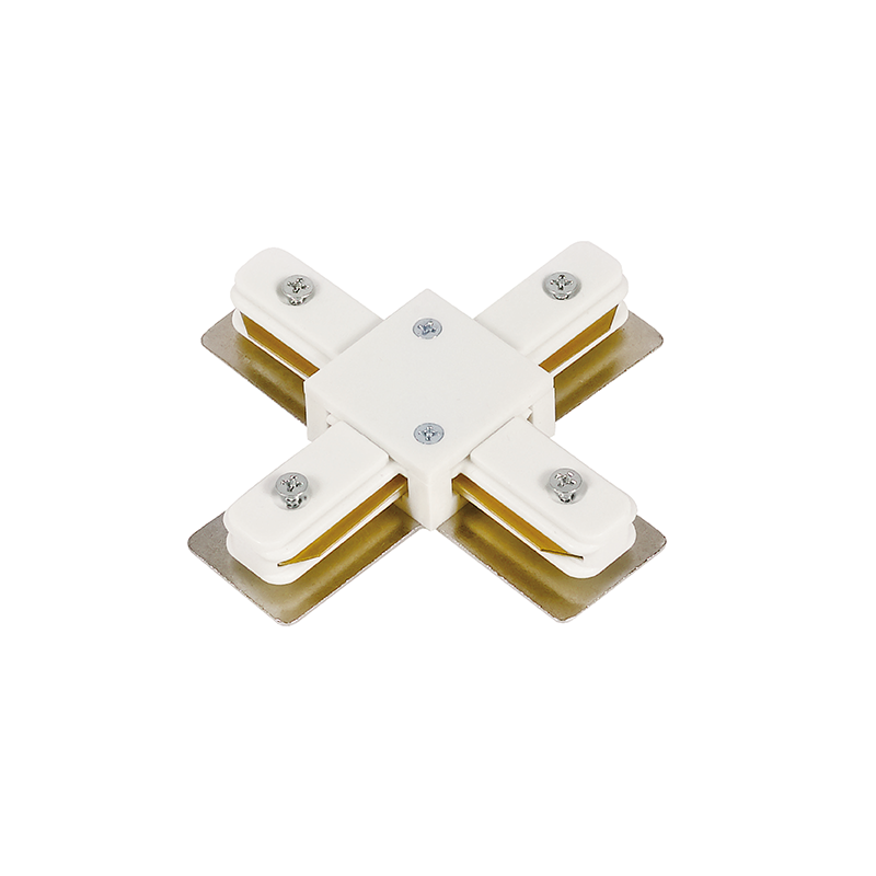 1-FASE RAIL X-VORM CONNECTOR - WIT - Outledtl.nl